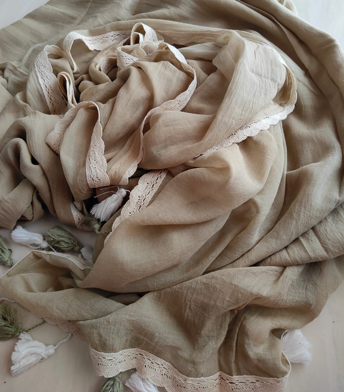 Beautiful Mulmul Cotton Saree