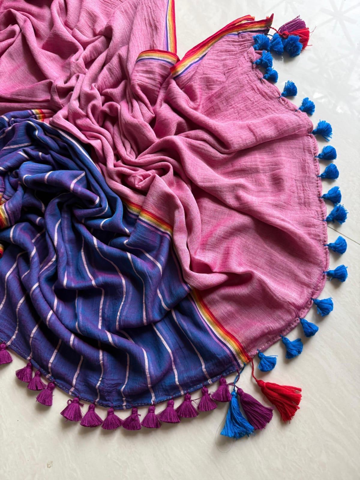 Beautiful Cotton Mulmul Saree