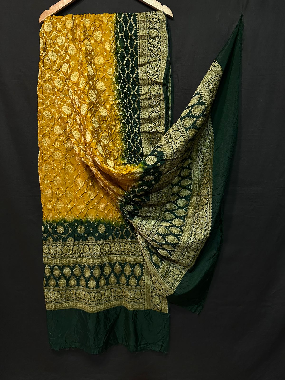 Pure Modal Silk Bandhaj Print Dupatta