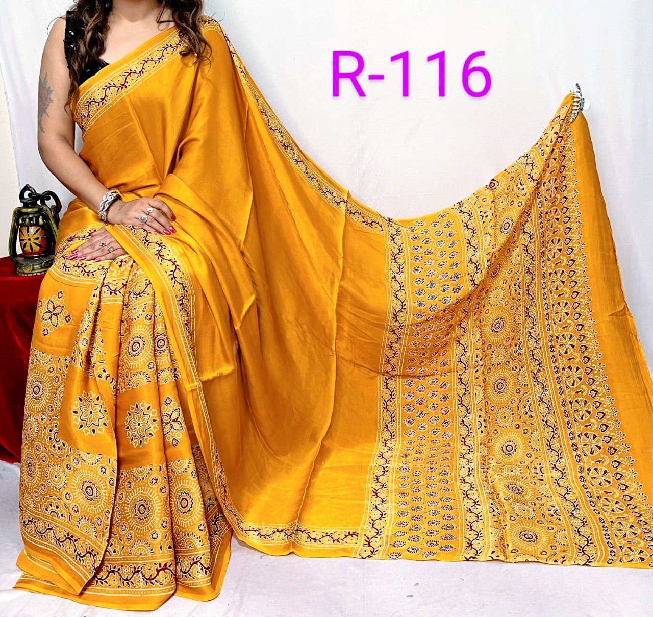 Pure Modal Silk Saree with blouse