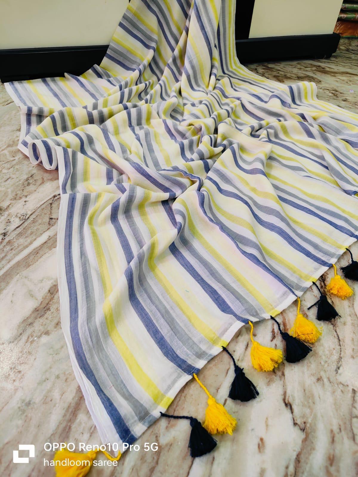 Beautiful Cotton Mulmul Saree