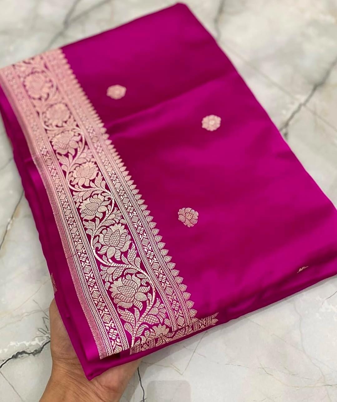Banarasi katan mashru silk saree