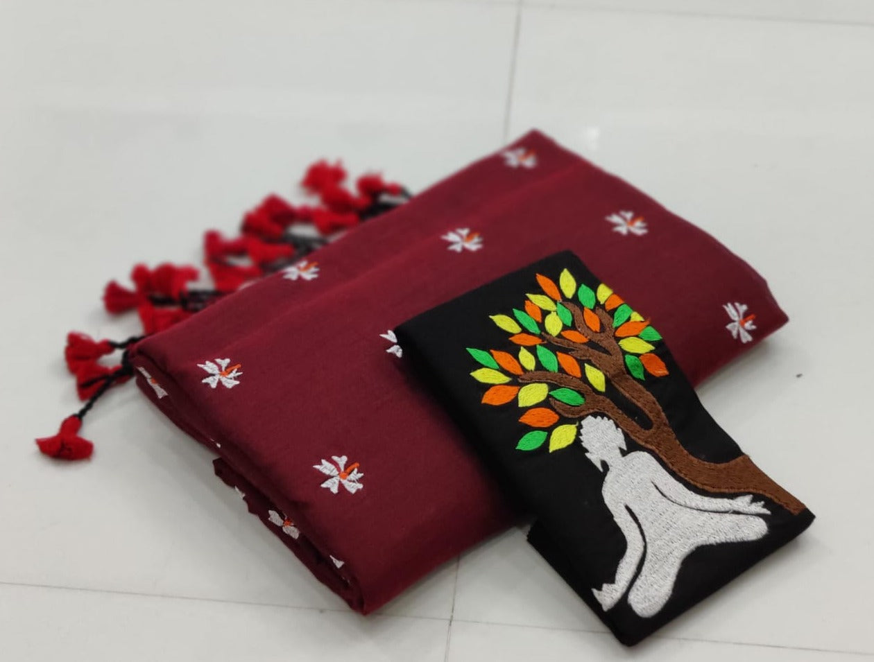 Pure khaddi Cotton Saree