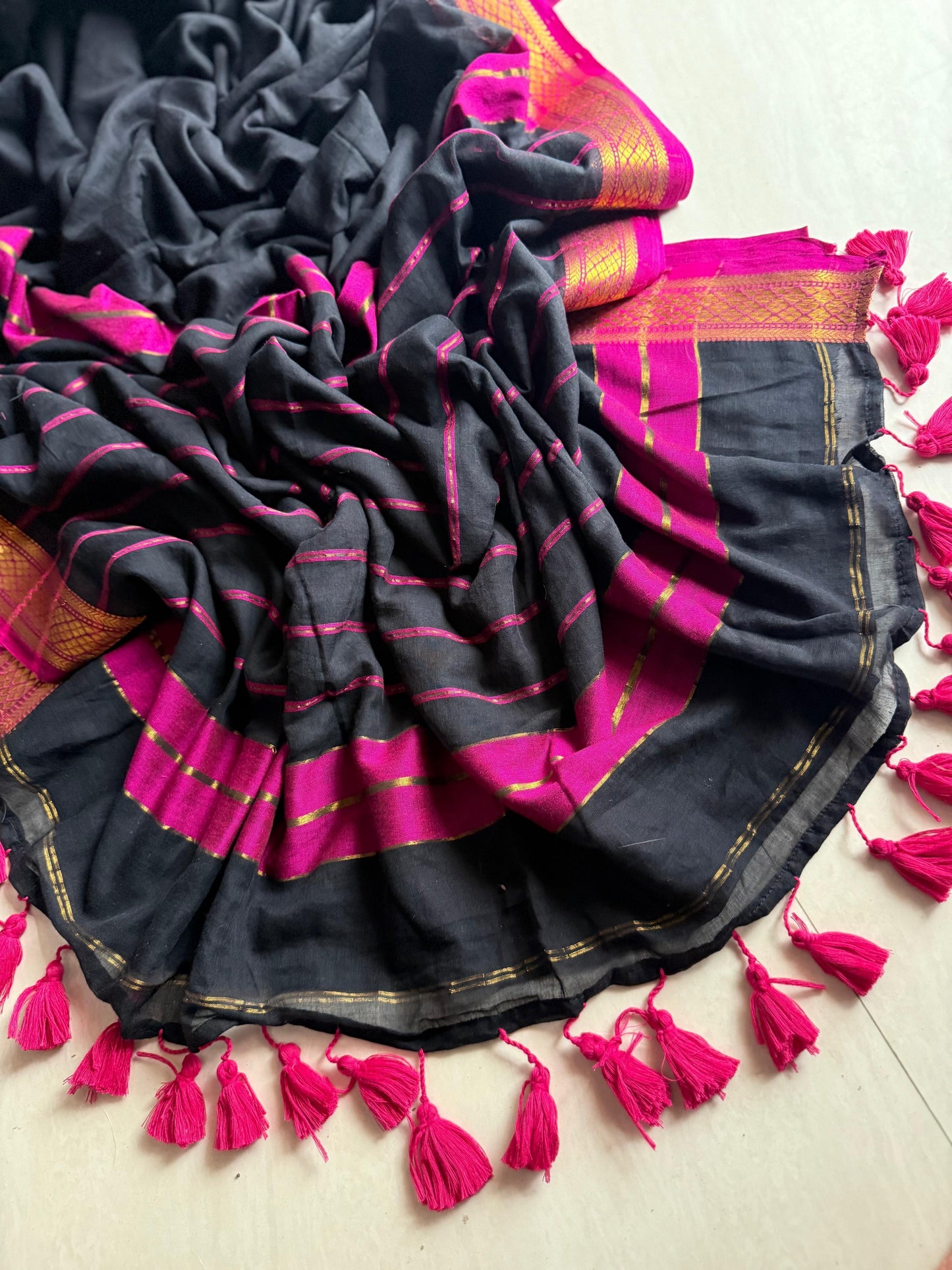 Beautiful Cotton Mulmul Saree