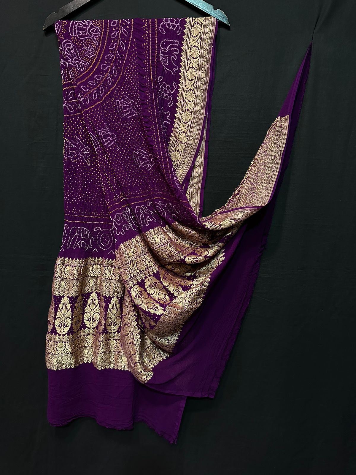 Pure Modal Silk Bandhaj Print Dupatta