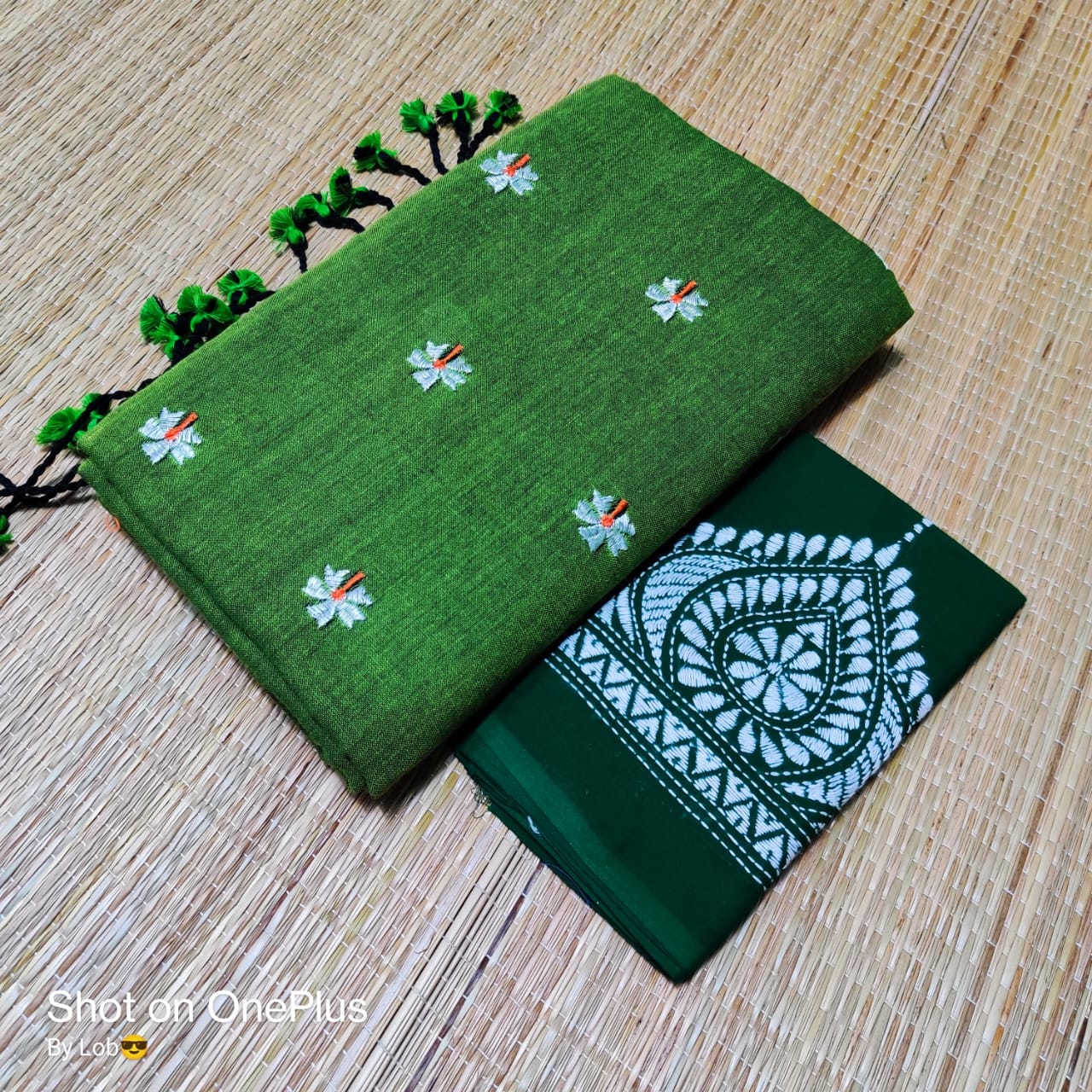 Pure Handloom Khaddi Cotton Saree With Blouse