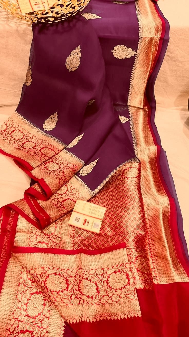 Banarasi Semi kora silk saree