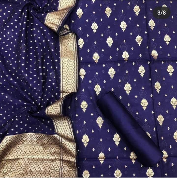 Exclusive Banarasi Lorex Unstitched Suit