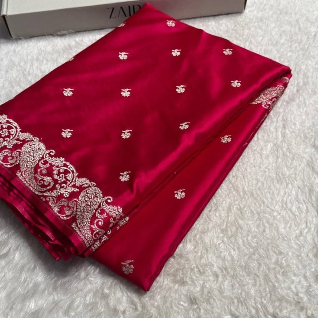 Banarasi katan mashru silk saree