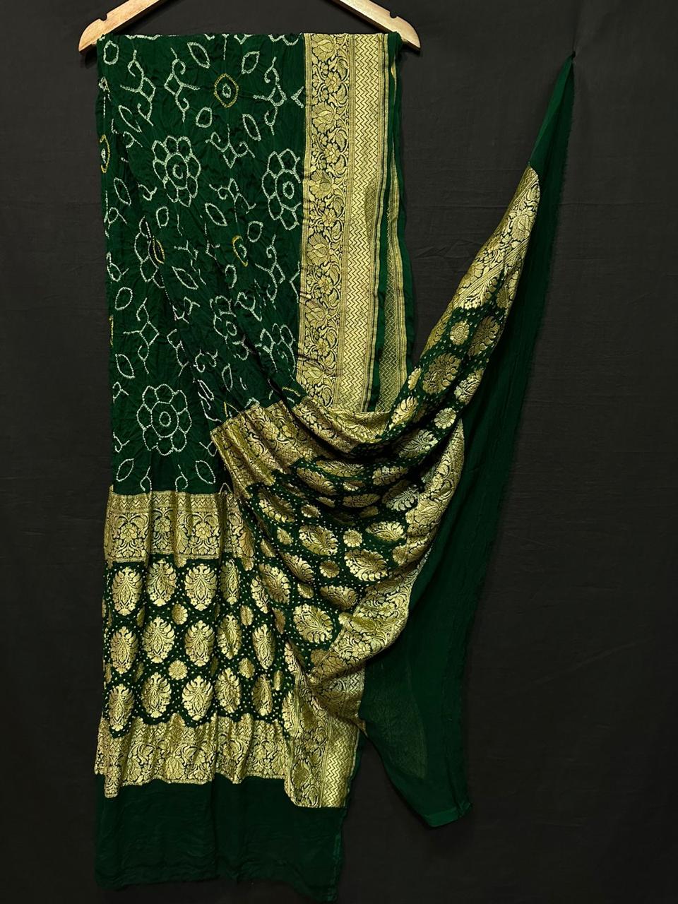 Pure Modal Silk Bandhaj Print Dupatta