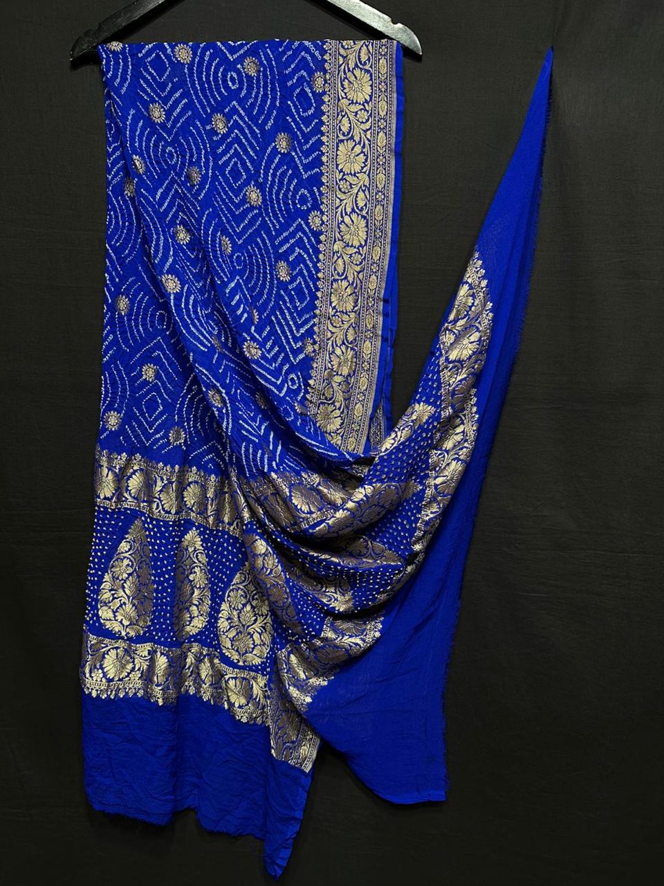 Pure Modal Silk Bandhaj Print Dupatta