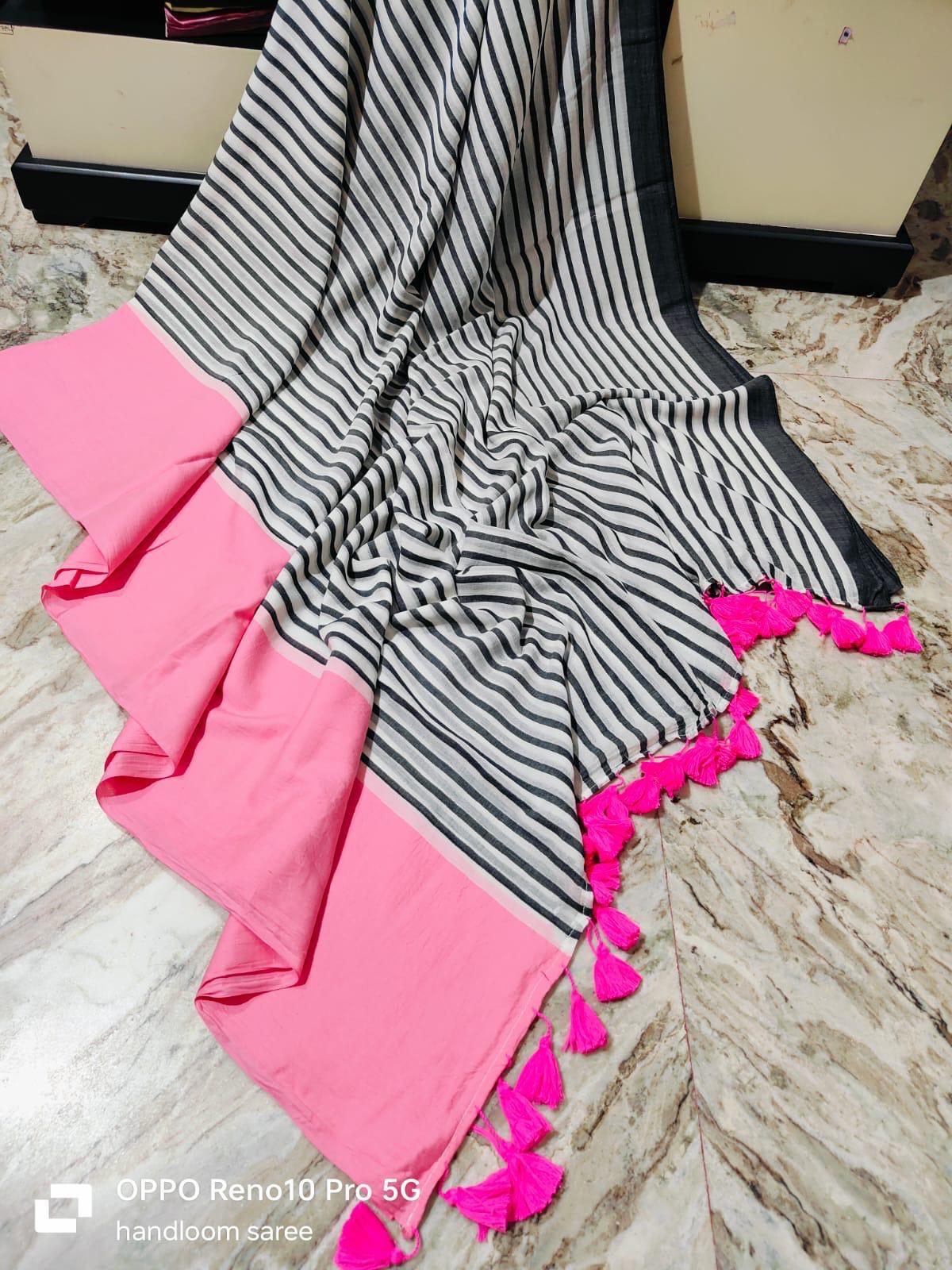 Beautiful Cotton Mulmul Saree