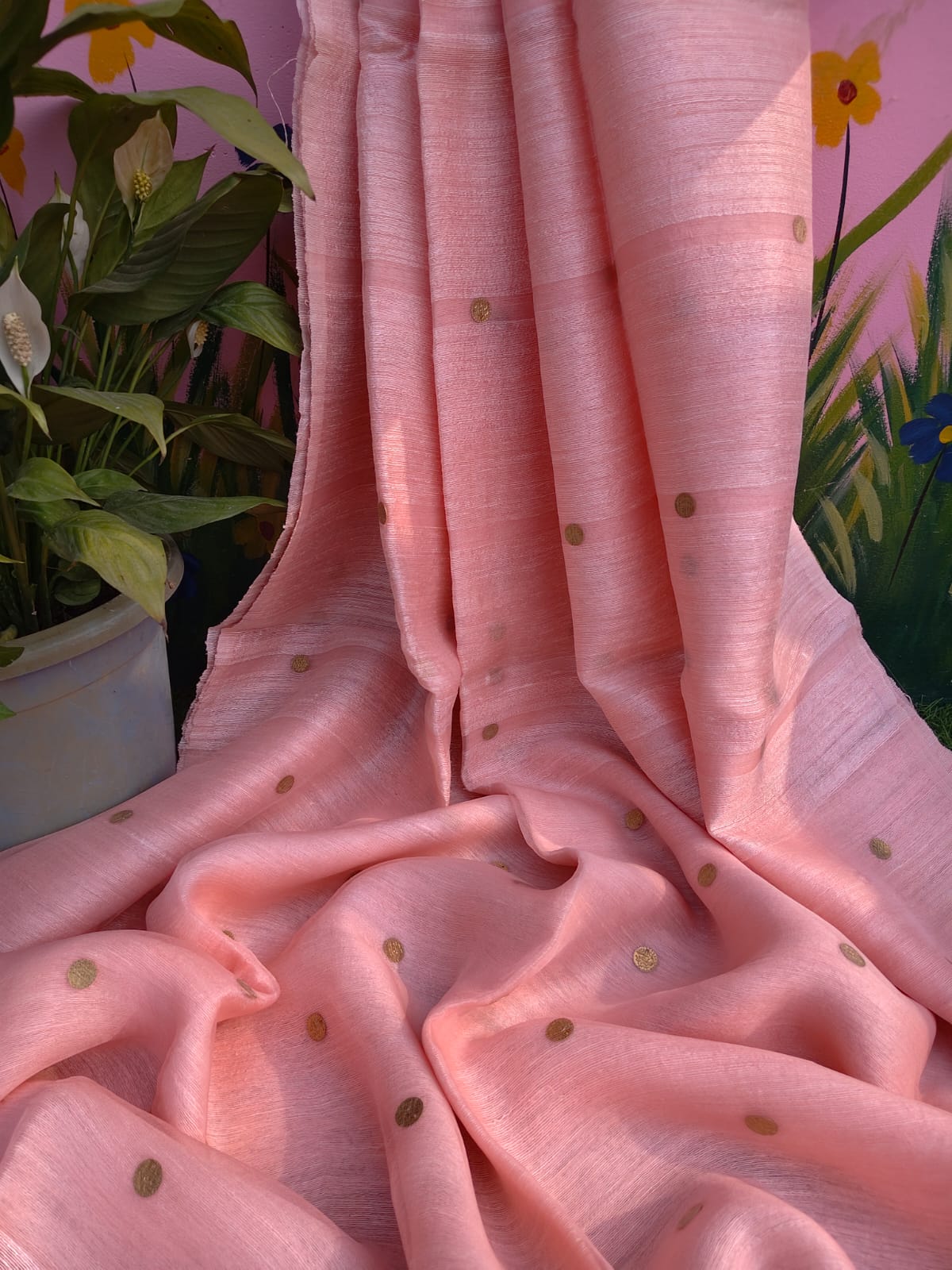 Bengal Handloom Pure Matka Silk Saree With ( Silk Mark Certified)