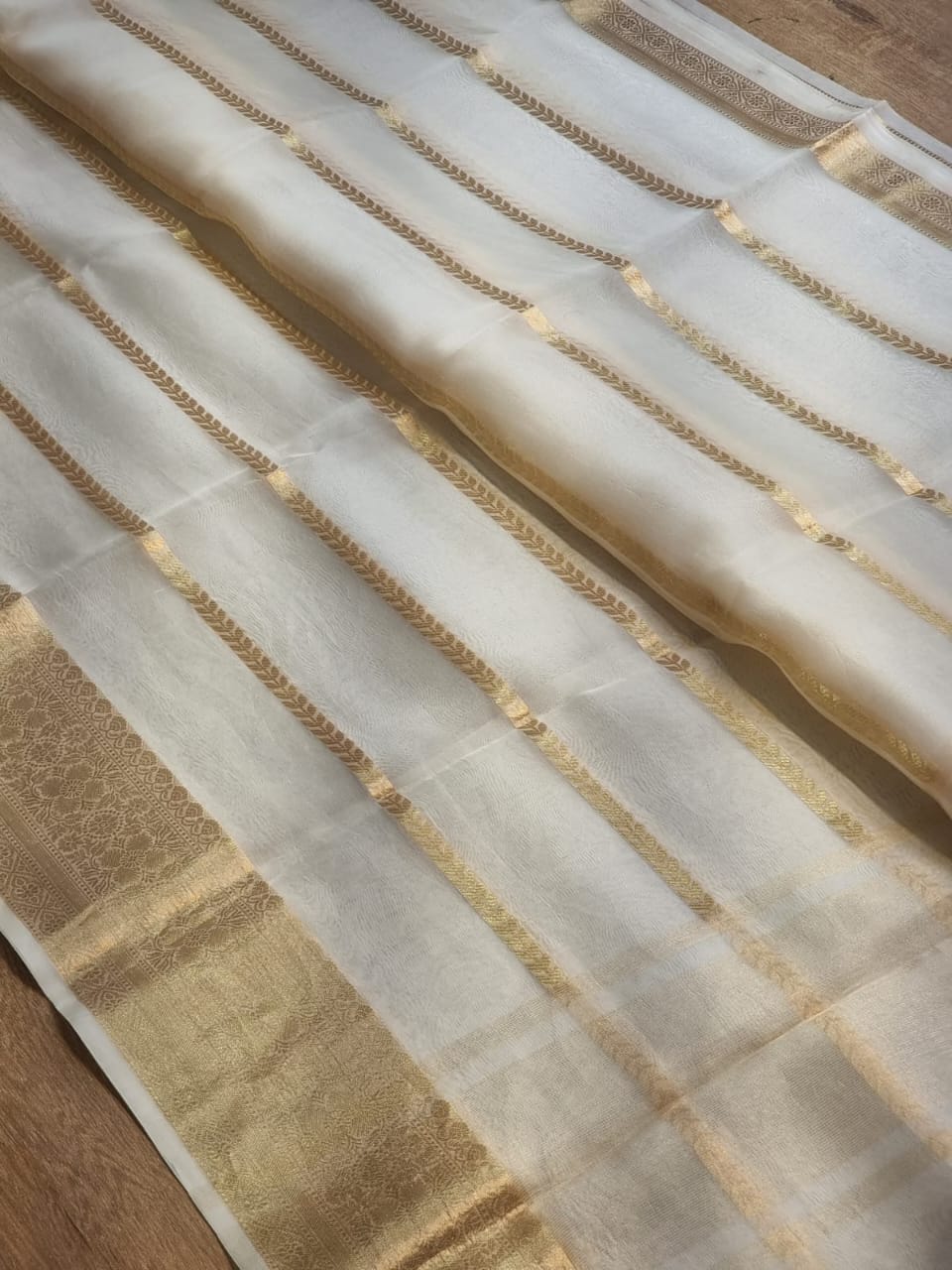 Banarasi Semi Kora Organza soft silk Saree