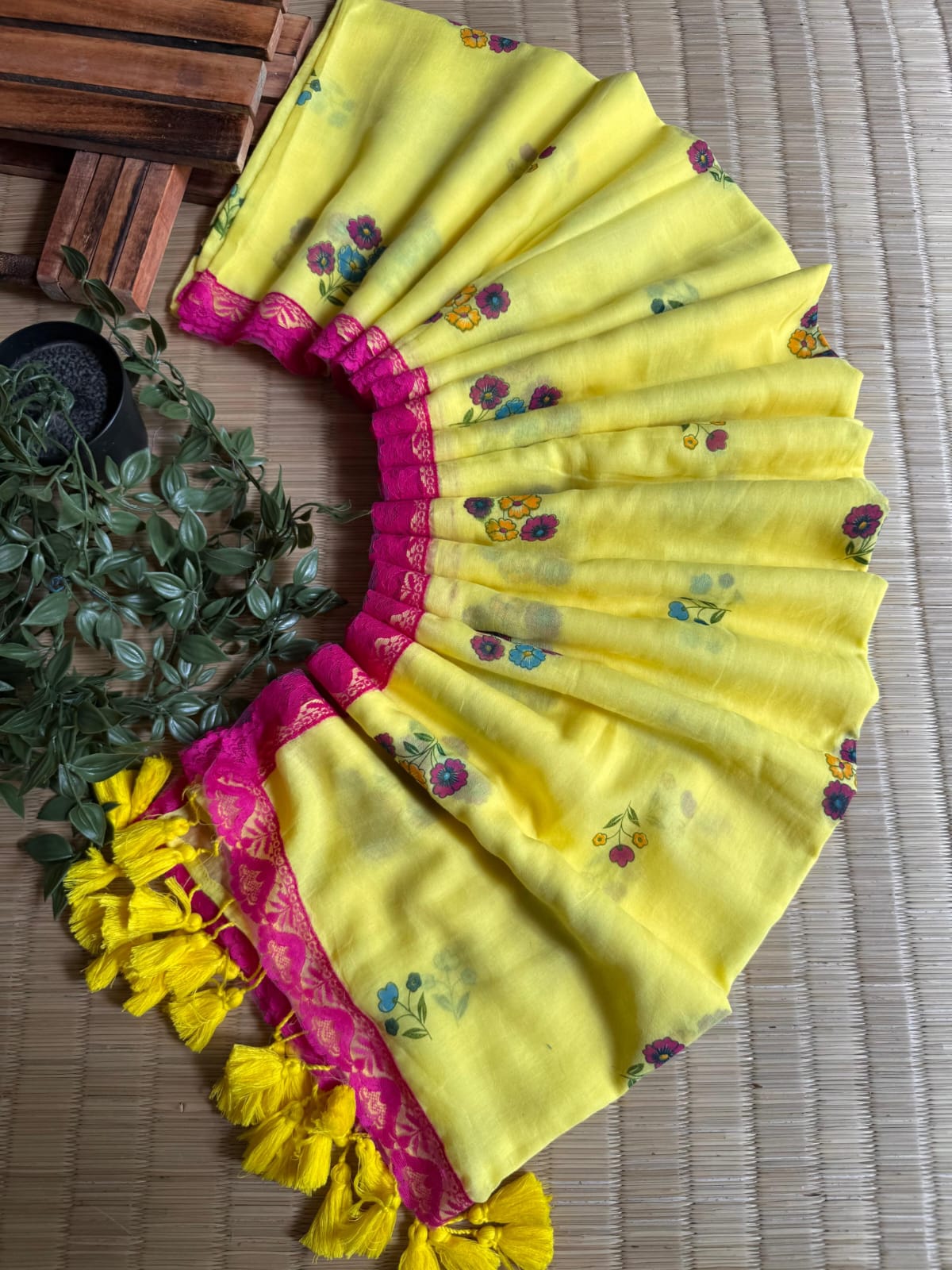 Beautiful Cotton Mulmul Saree