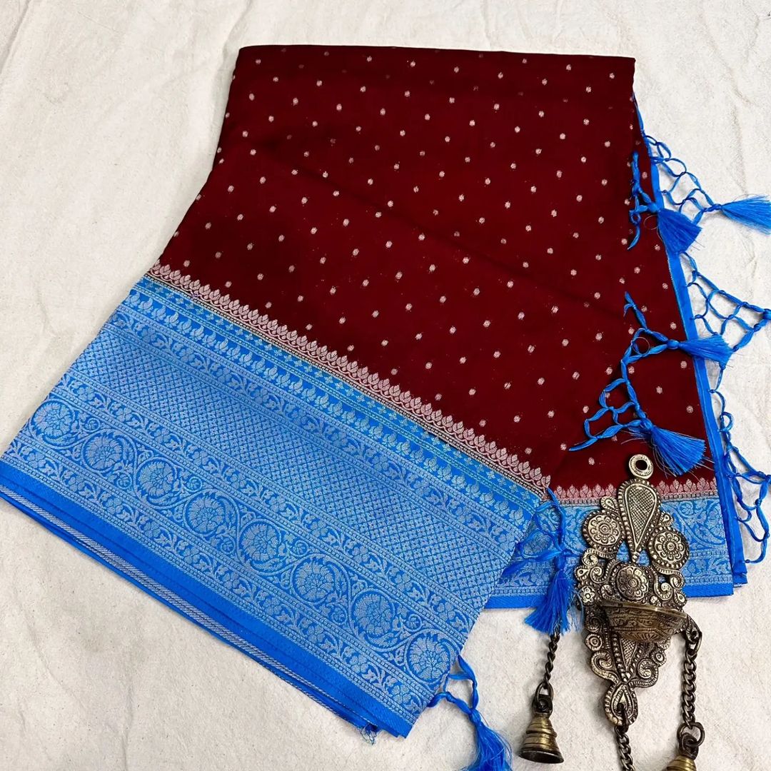 Banarasi Semi Warm Silk Soft Saree