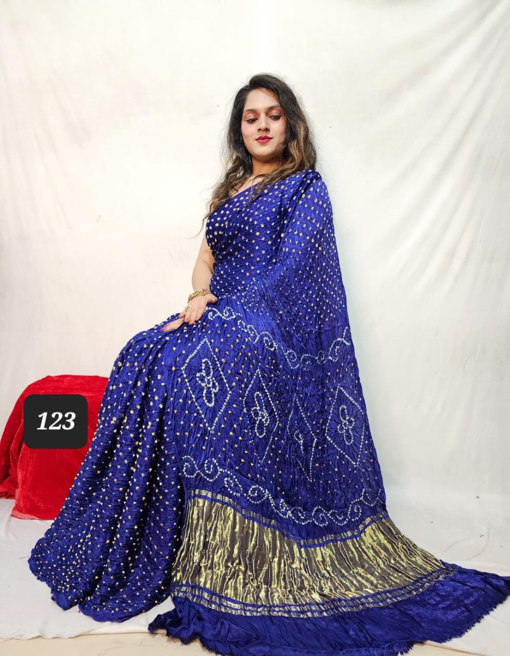 Pure Modal Silk Saree with blouse