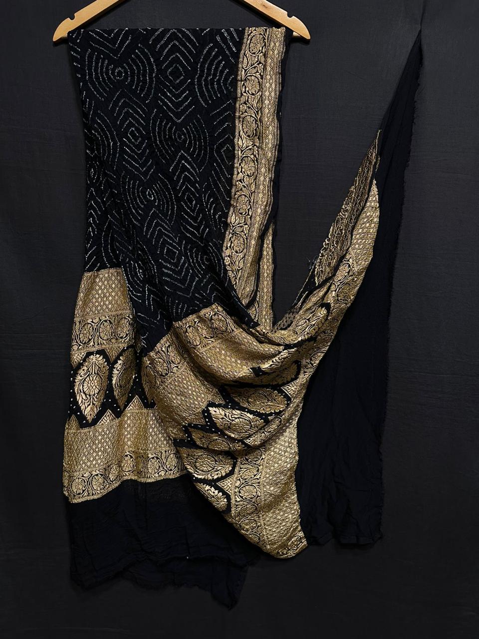 Pure Modal Silk Bandhaj Print Dupatta