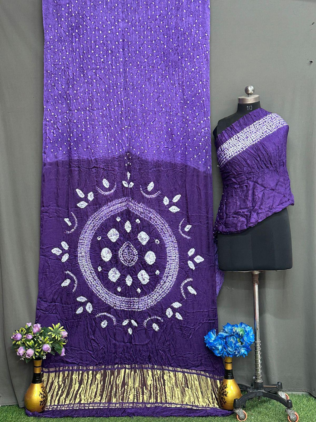 Pure Modal Silk Saree with blouse