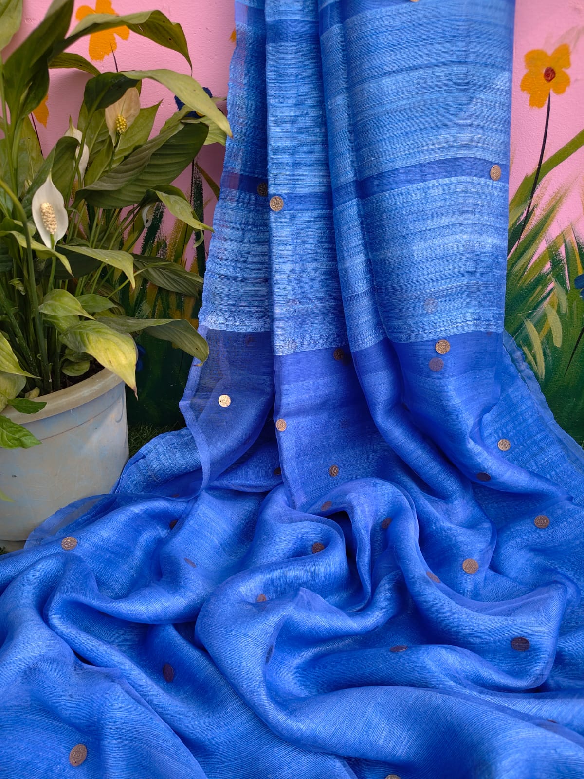 Bengal Handloom Pure Matka Silk Saree With ( Silk Mark Certified)
