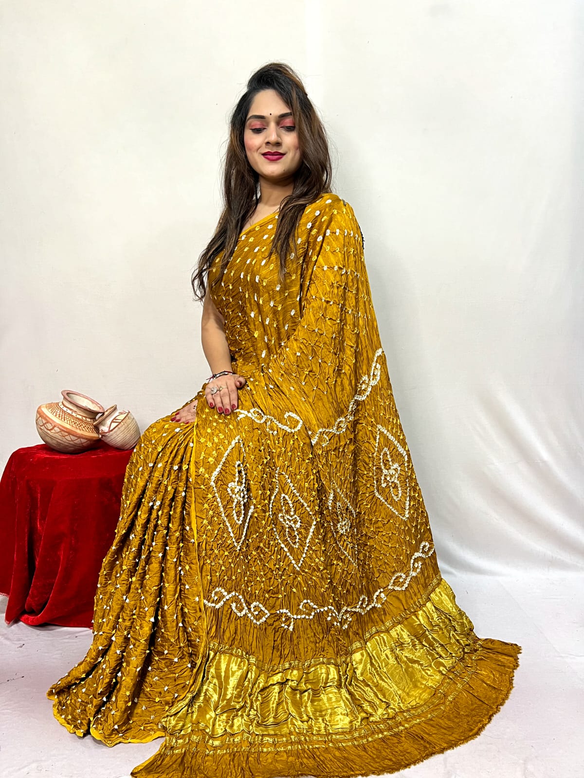 Pure Modal Silk Saree with blouse