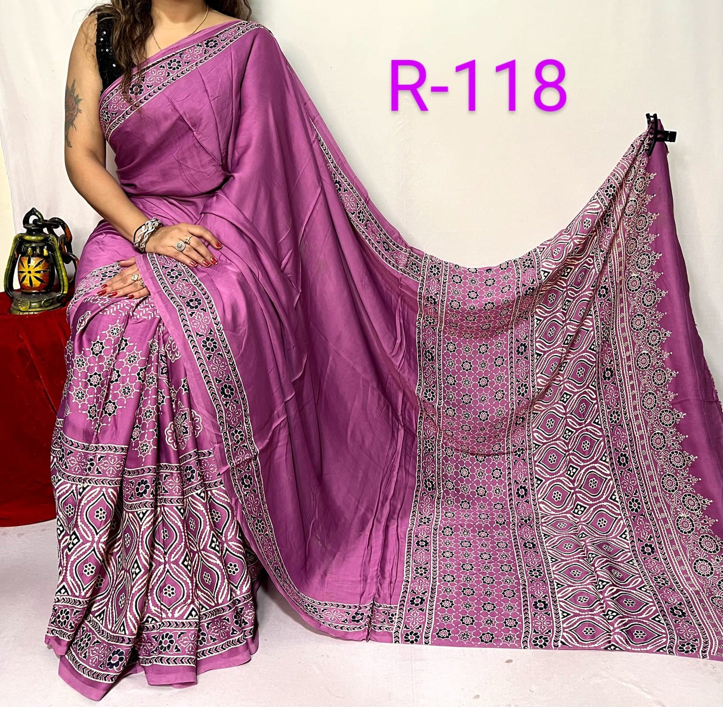 Pure Modal Silk Saree with blouse