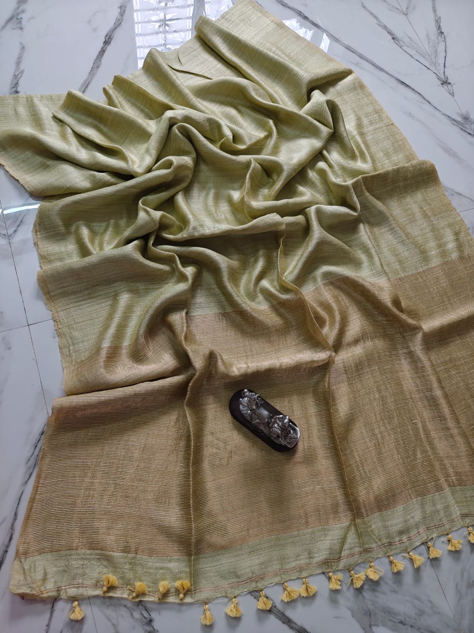 Bengal Handloom Pure Matka Silk Saree With ( Silk Mark Certified)