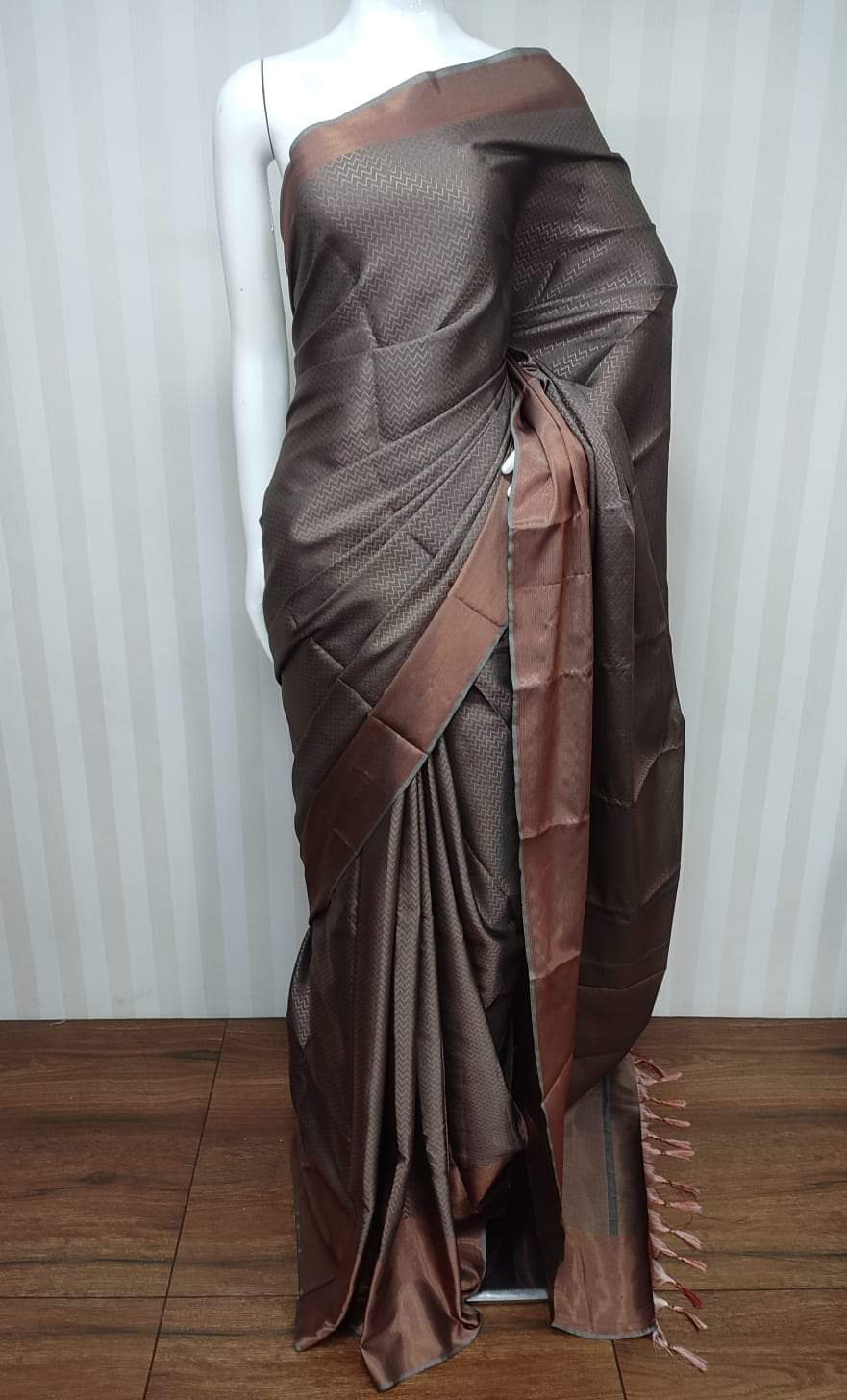 Pure Kota Staple Silk Saree With Blouse.