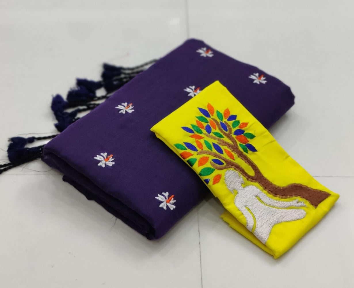 Pure khaddi Cotton Saree