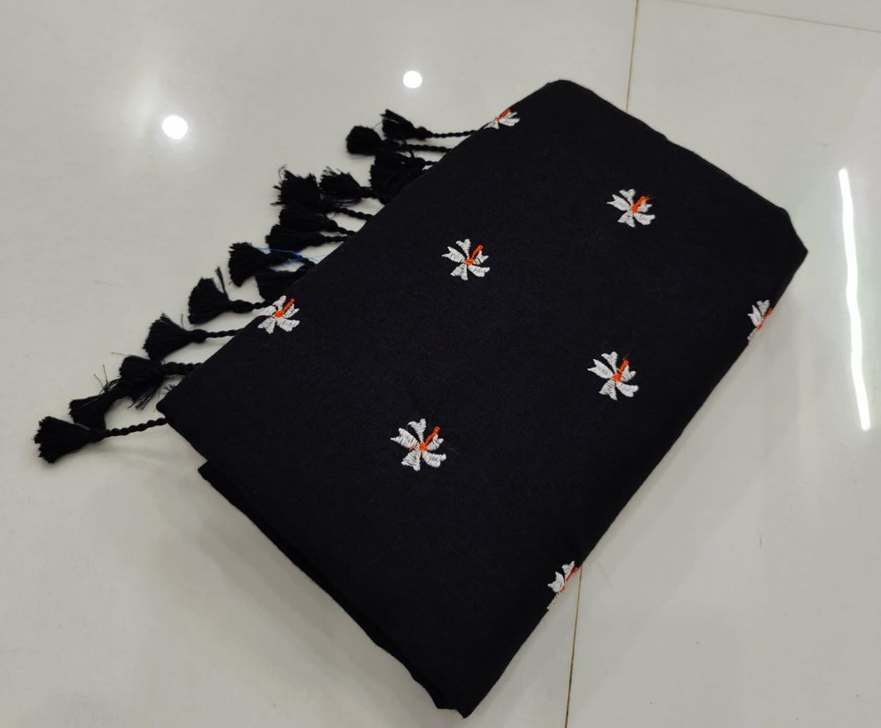 Pure Khaddi Cotton Saree With Running Blouse