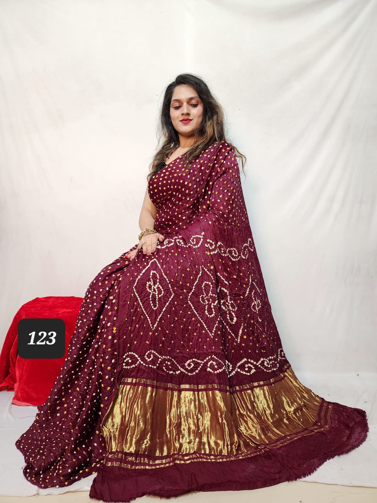 Pure Modal Silk Saree with blouse