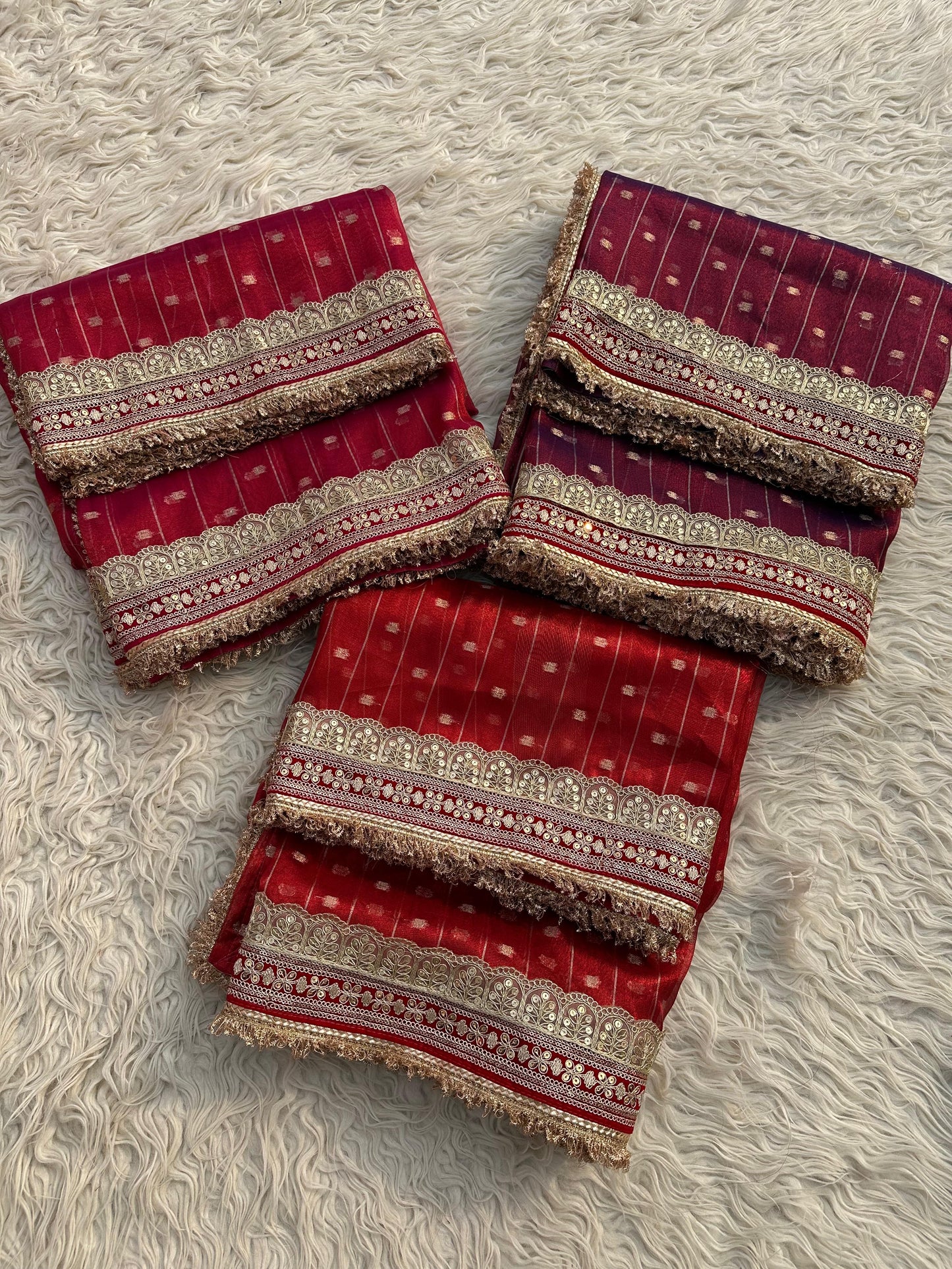 Banarasi Tissue Silk Heavy Lace Saree With Blouse