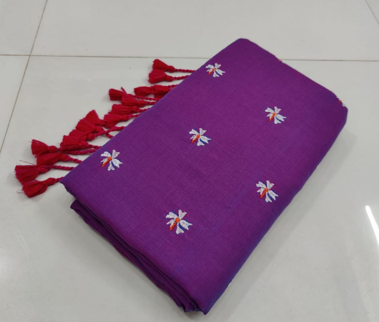 Pure Khaddi Cotton Saree With Running Blouse