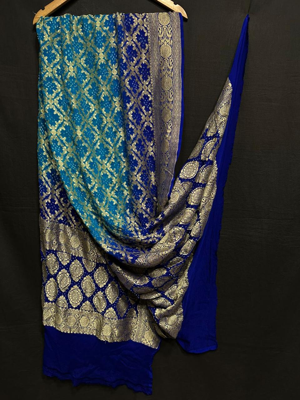 Pure Modal Silk Bandhaj Print Dupatta