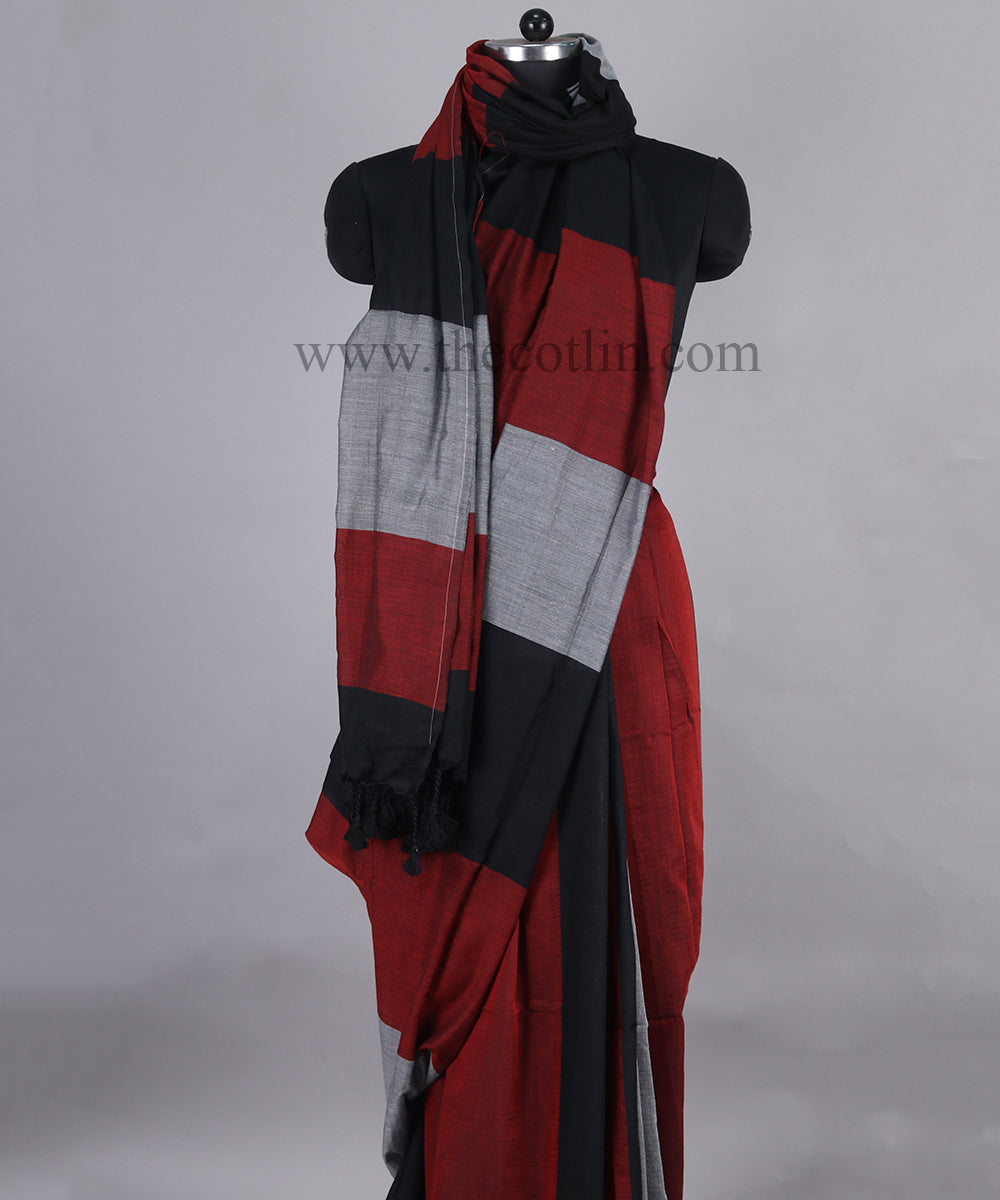 Multicolor khaddi Cotton Saree