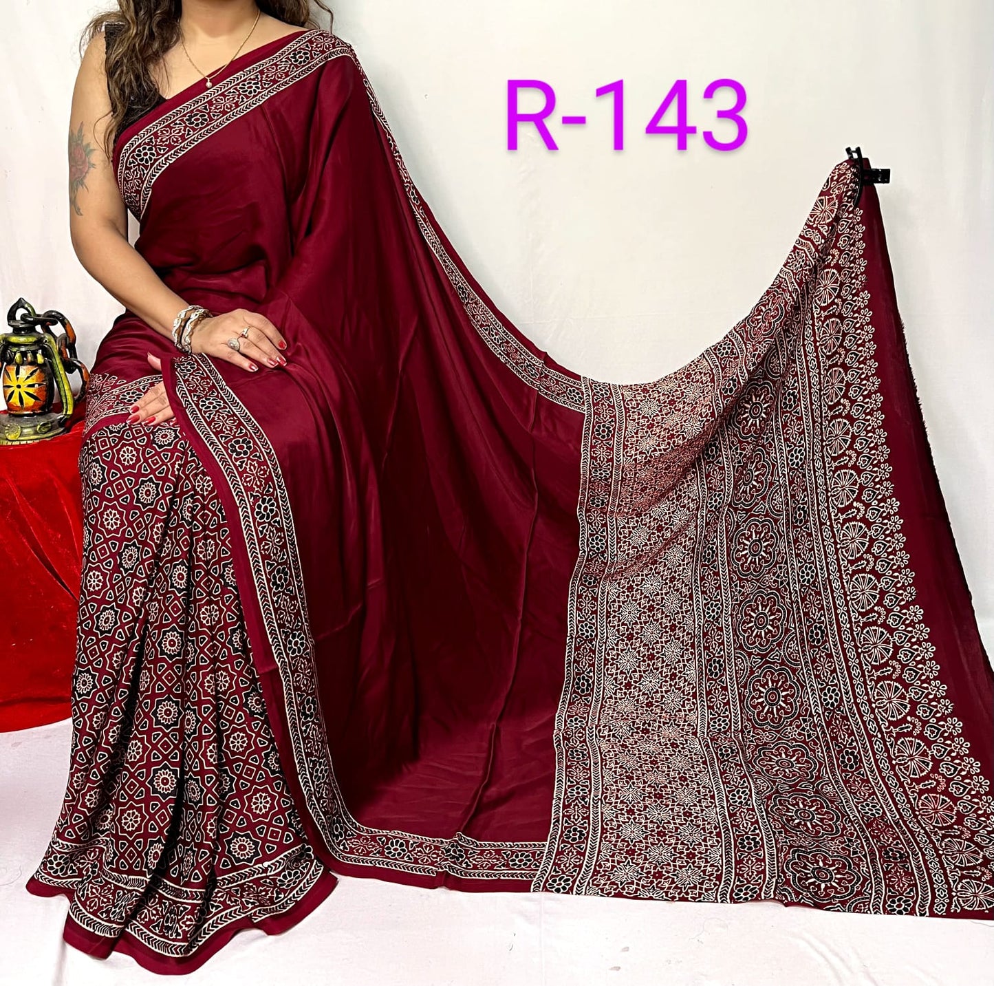 Pure Modal Silk Saree with blouse