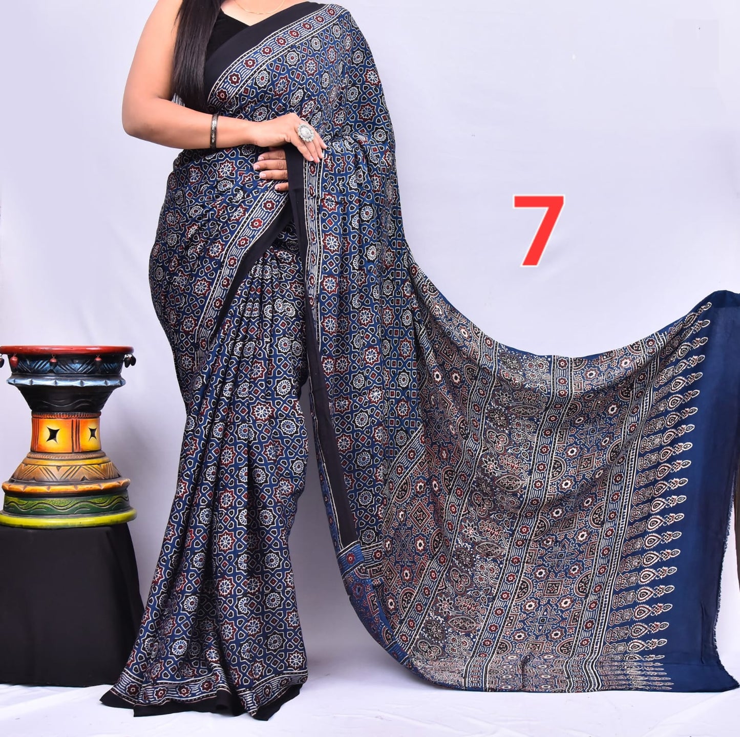 Pure Modal Silk Saree with blouse