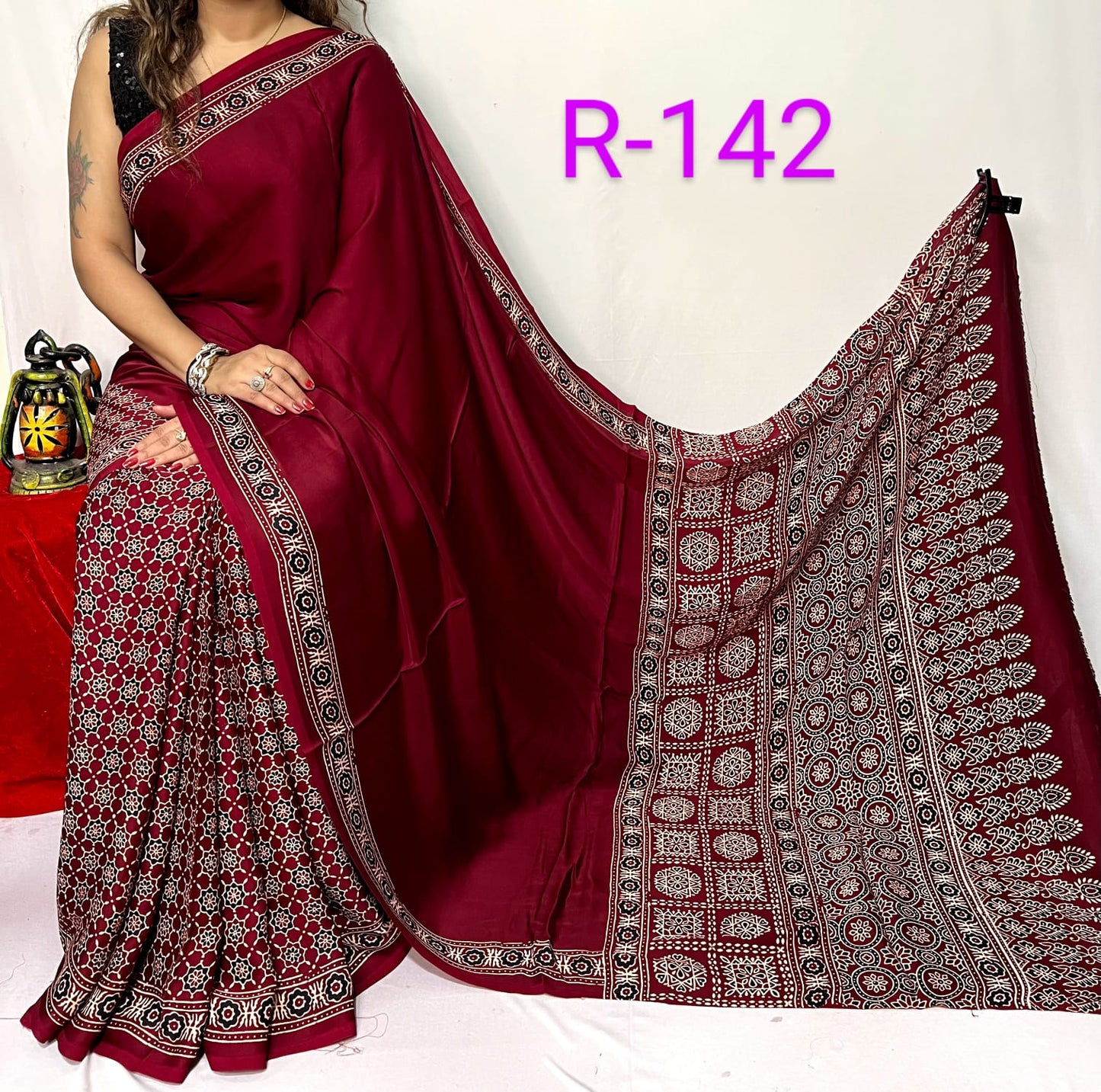 Pure Modal Silk Saree with blouse