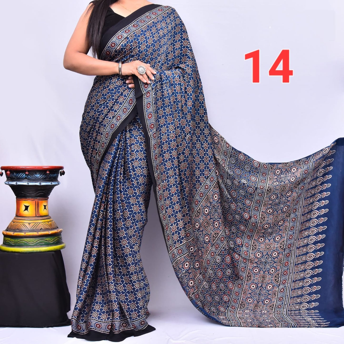 Pure Modal Silk Saree with blouse