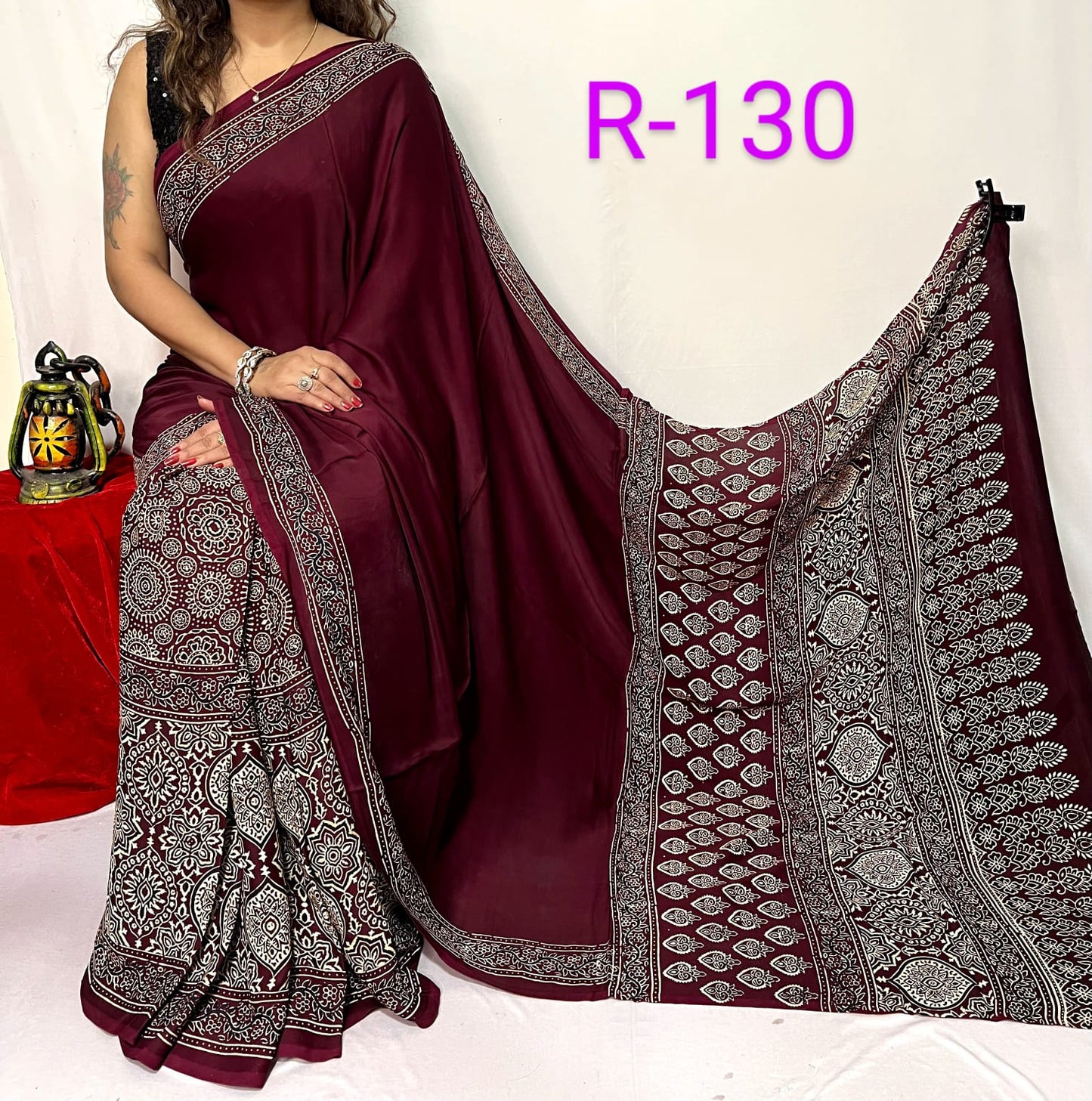 Pure Modal Silk Saree with blouse