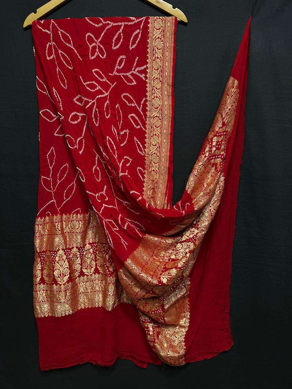 Pure Modal Silk Bandhaj Print Dupatta