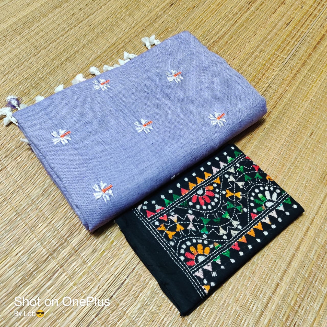 Pure Handloom Khaddi Cotton Saree With Blouse