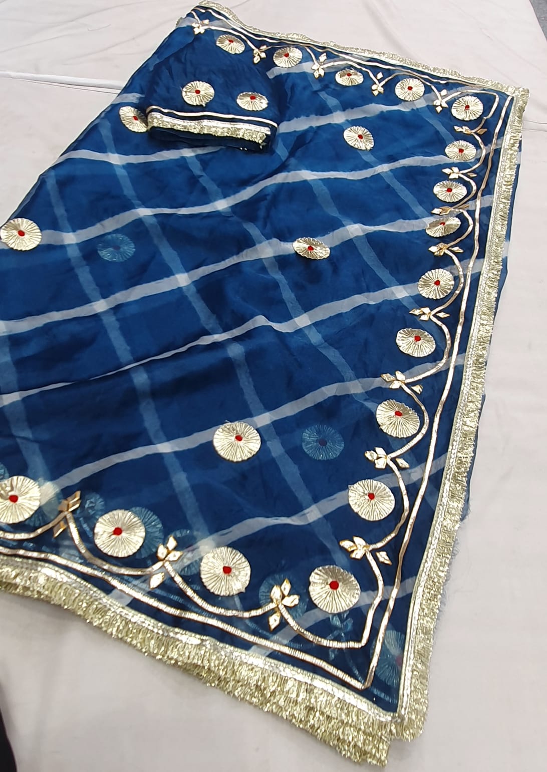 Premium Organza Saree with Blouse