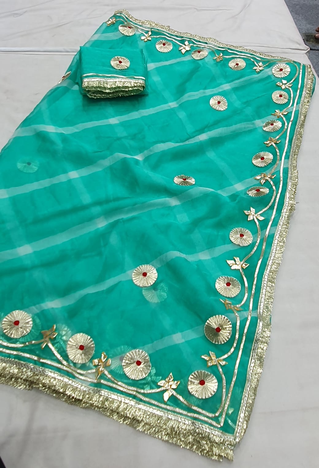 Premium Organza Saree with Blouse