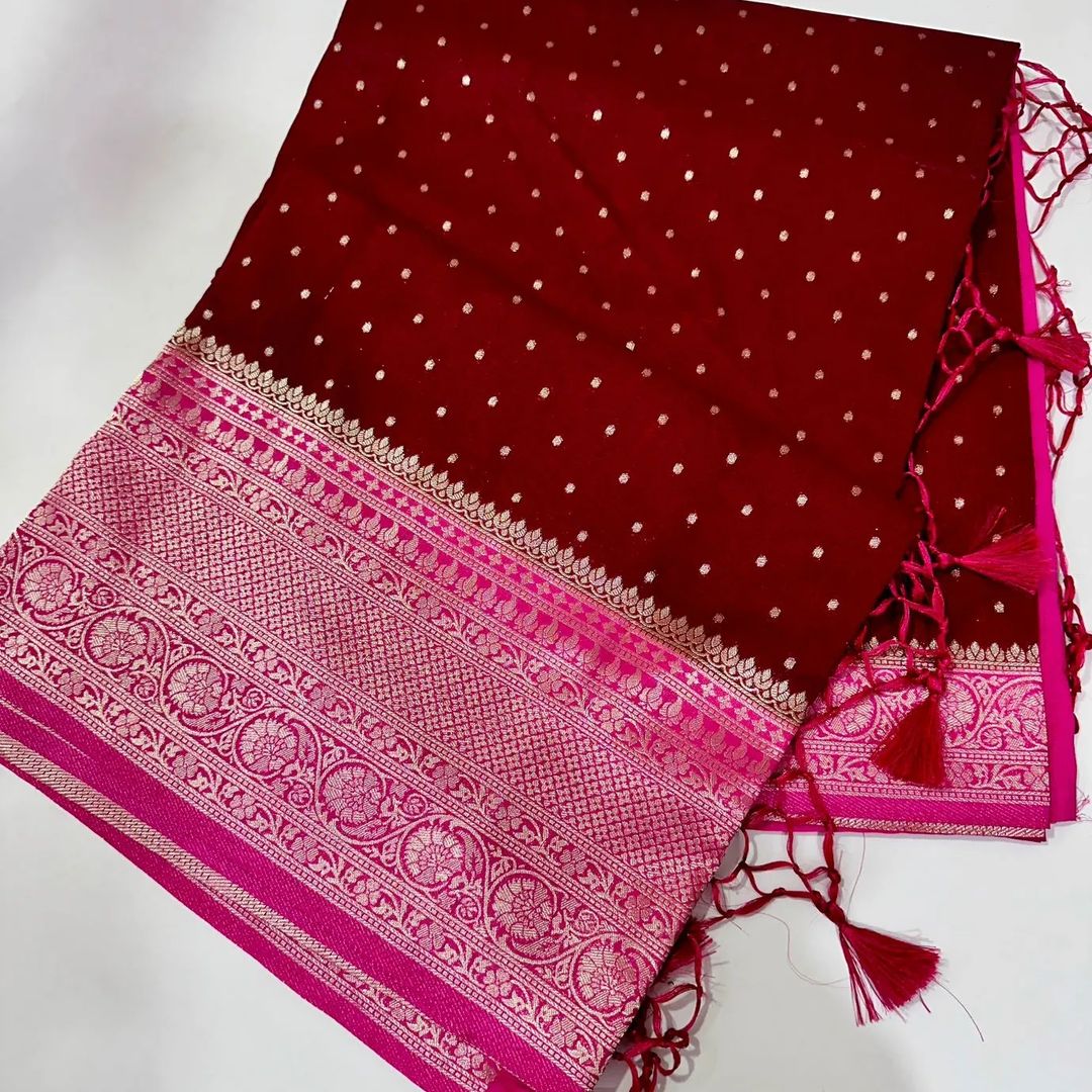Banarasi Semi Warm Silk Soft Saree
