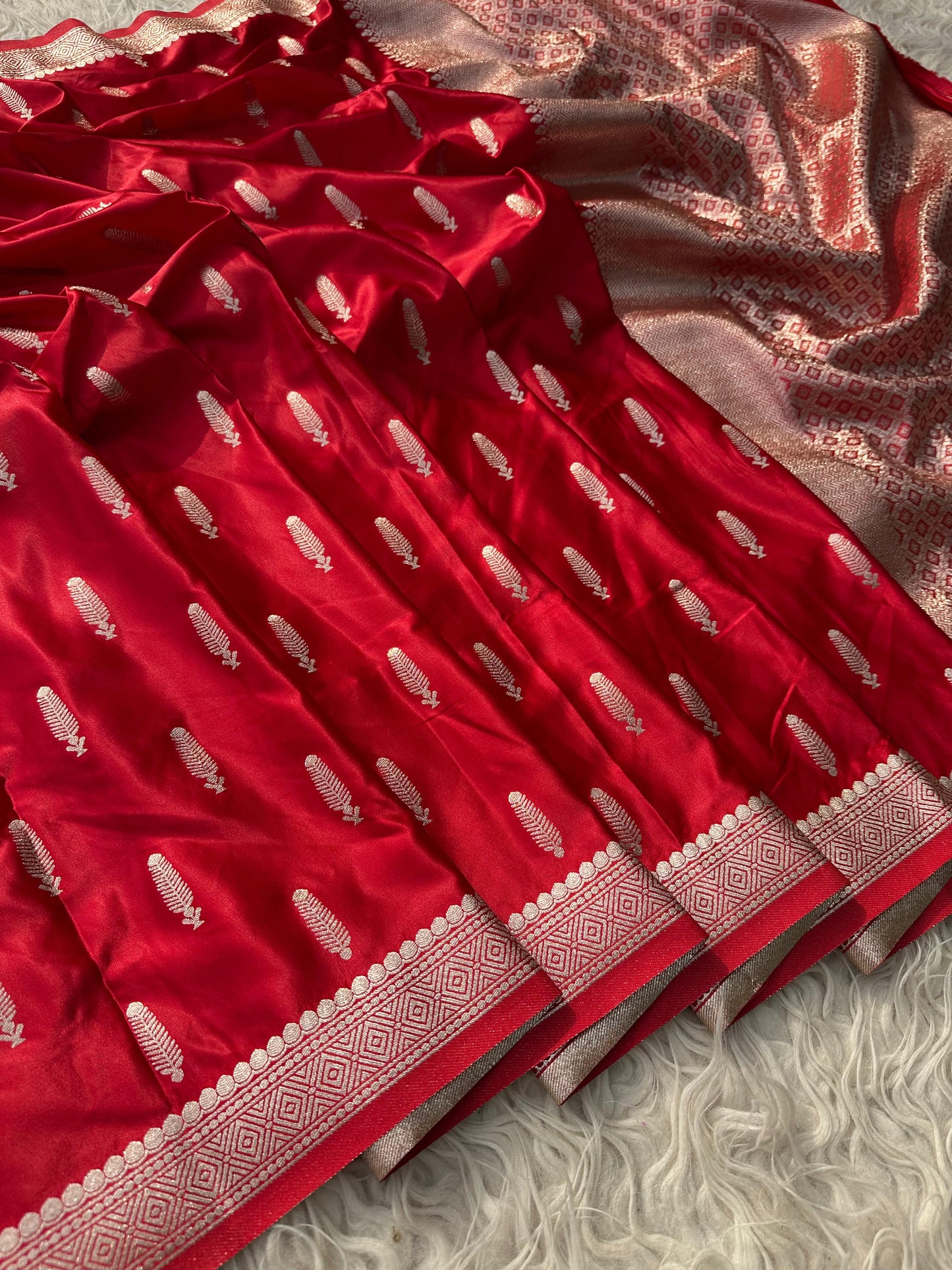 Banarasi katan mashru silk saree
