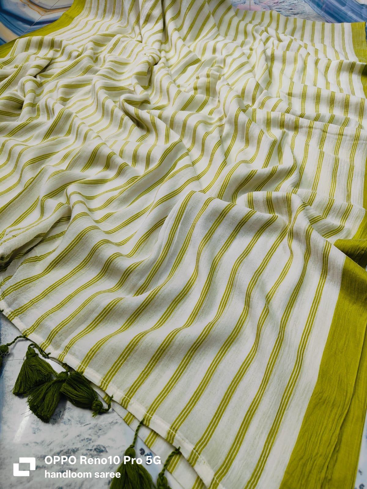 Beautiful Cotton Mulmul Saree