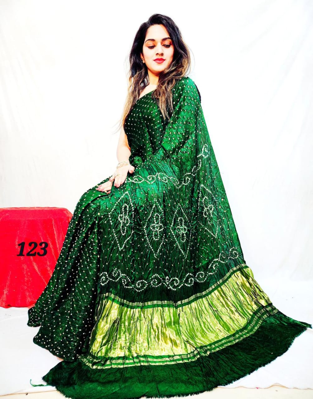 Pure Modal Silk Saree with blouse