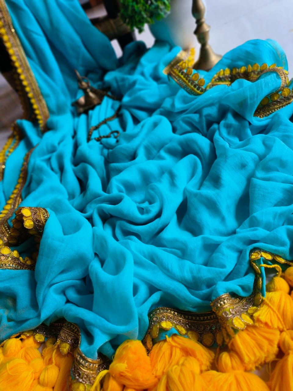 Beautiful Cotton Mulmul Saree