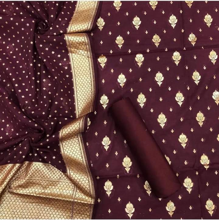 Exclusive Banarasi Lorex Unstitched Suit